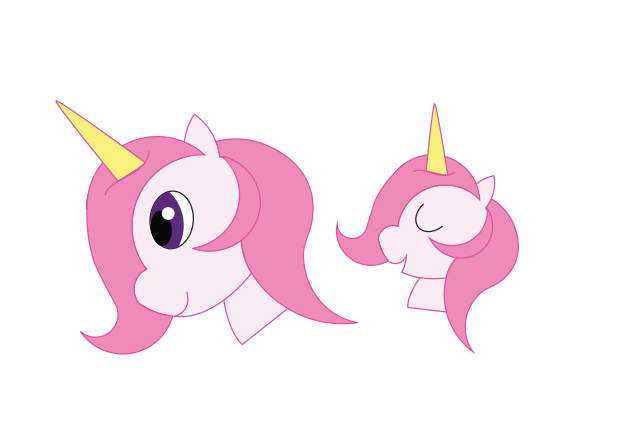 Pink Unicorn custom cursor for Chrome